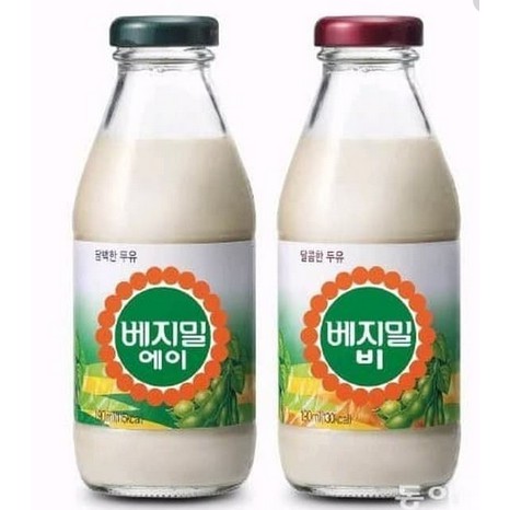 

Vegemil Soy Milk A & B Botol 190ml - Susu Kedelai Made In Korea