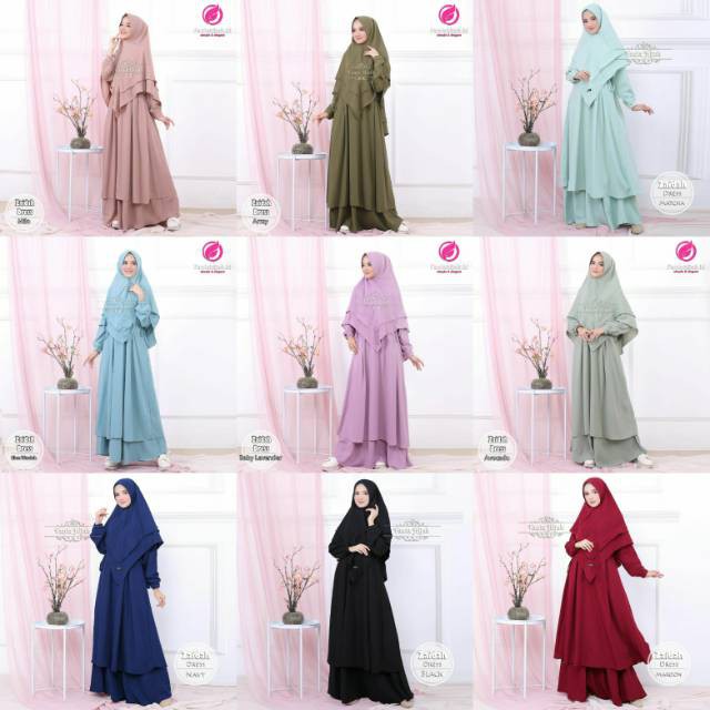 GAMIS/DRESS BUSUI SYARI ZAIDAH SERIES BY FANIA HIJAB