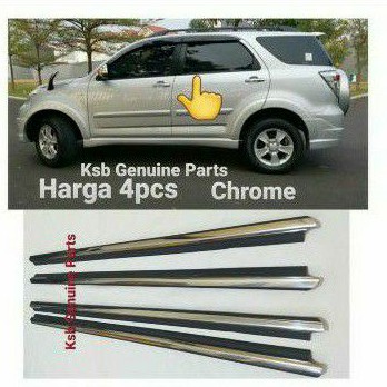 Pelipit Pintu Karet Kaca Luar 4 pcs atau 1 Set Rush Terios Original