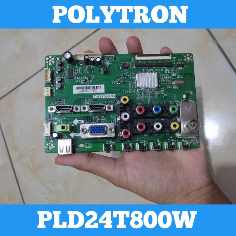 Mainboard Baru Bergaransi - Mainboard TV LED POLYTRON PLD24T800W Mainboard TV POLYTRON PLD24T800W Ma