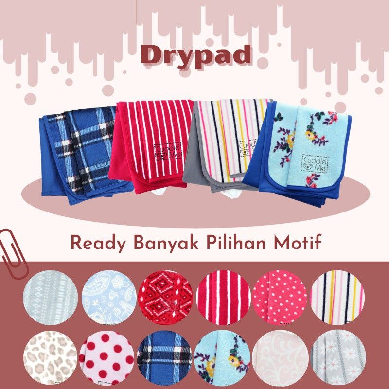 Cuddleme Dry Pad Perlak Bayi Cuddle Me Underpad Alas Ompol PGM G06