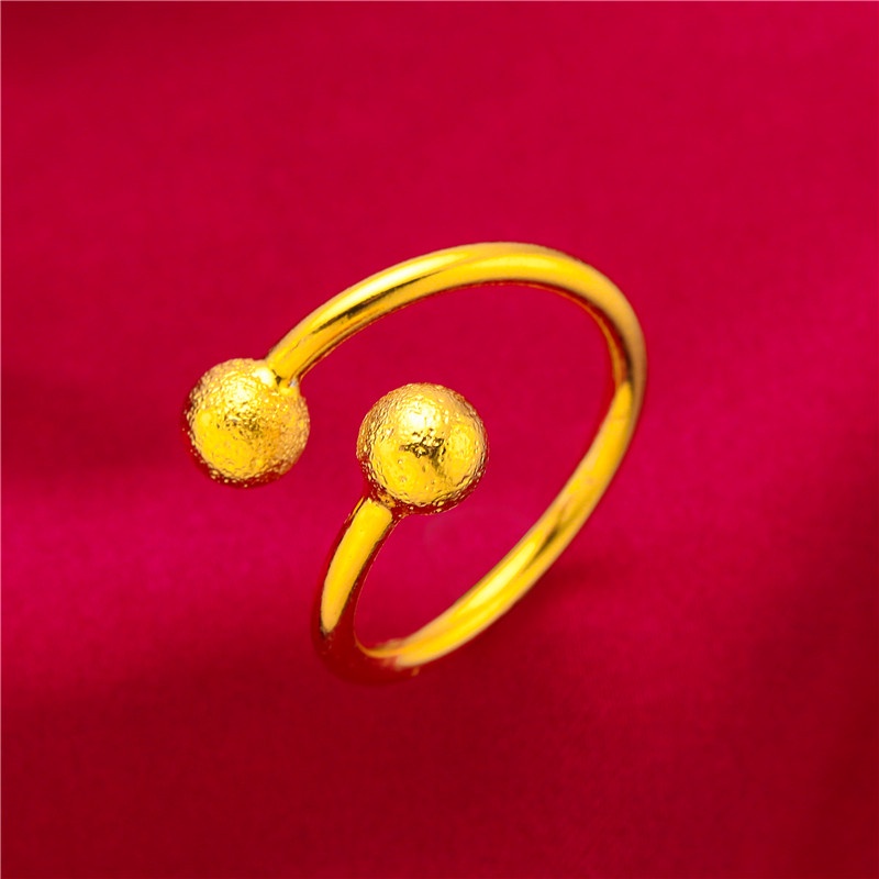 Set Perhiasan Kalung Gelang Cincin Model Terbuka Lapis Emas Emas Asli Kadar 375Untuk Wanita