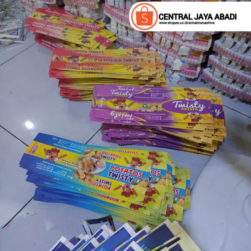 

500 LEMBAR KERTAS KENTANG ULIR BAHAN IVORY FOIL, KOTAK KENTANG SPIRAL, KEMASAN KENTANG ULIR/SPIRAL