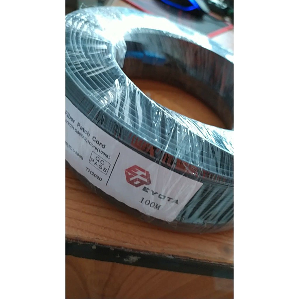 kabel fiber optic precon Patch Cord Fiber Optic SC Single Core netlink dengan termasuk konektor with connector included Cable FO patcord patchcord prekon pre kon con