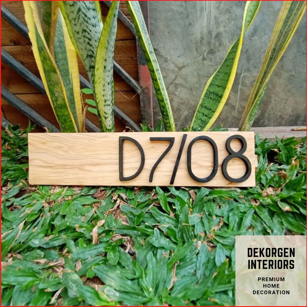 Nomor Rumah Kayu Jati Belanda Papan Nomor Kayu Huruf Timbul Huruf Kayu Huruf Timbul Nomer Rumah