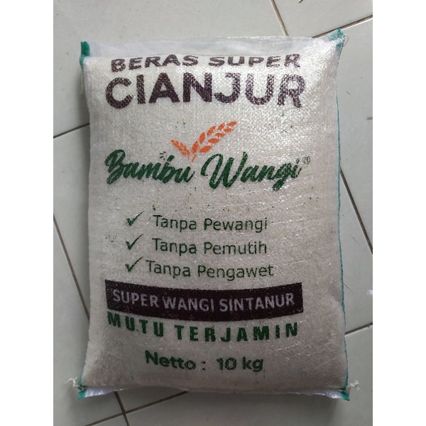 

Beras Pandan Wangi Medium - Merk Bambu Wangi 10 Kg