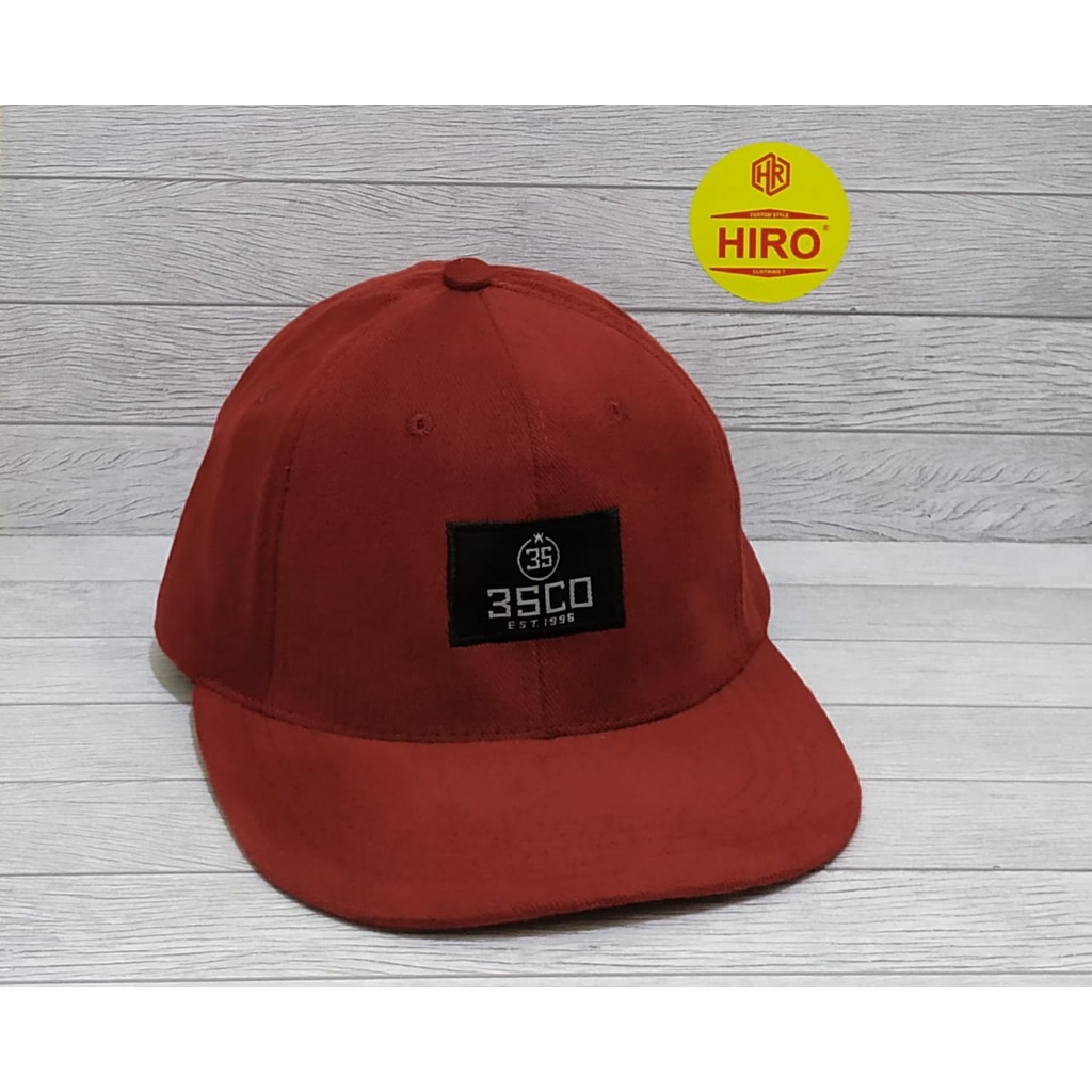 Topi Baseball Bordir 3SCO New Model/Topi Distro Keren/Topi Pria Terlaris