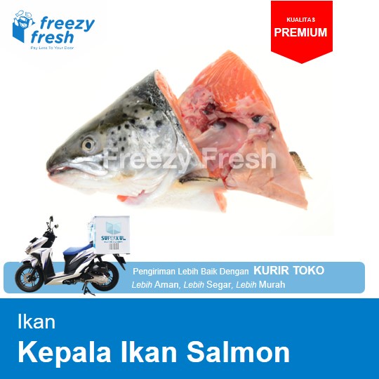 

Kepala Ikan Salmon Fish Head Premium 300gram