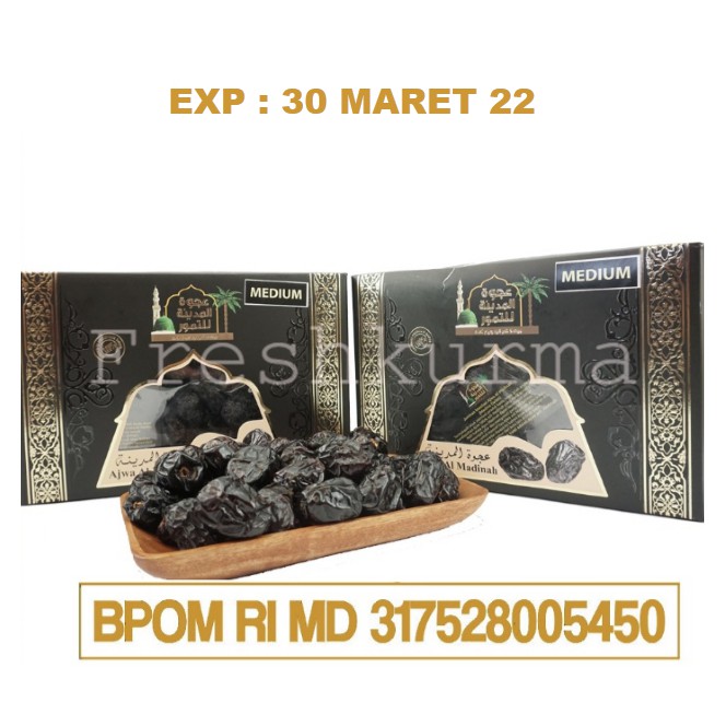 

KURMA AJWA AL- MADINAH MEDIUM 1KG