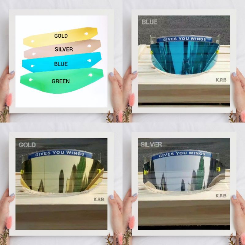 TEAR OFF KBC / TEAR OFF IRIDIUM HELM KBC / TEAR OFF HELM KBC