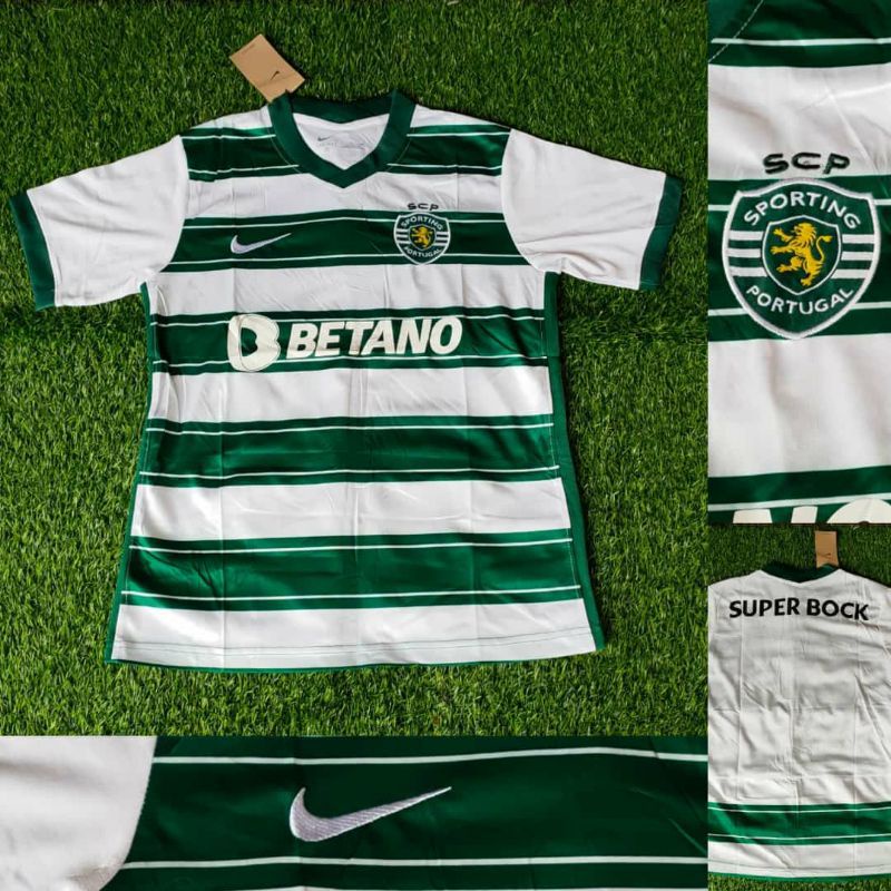 OFFICIAL JERSEY BOLA SPORTING LISBON 2021 2022 21 22 2021/2022 GRADE ORI IMPORT HIGHT QUALITY