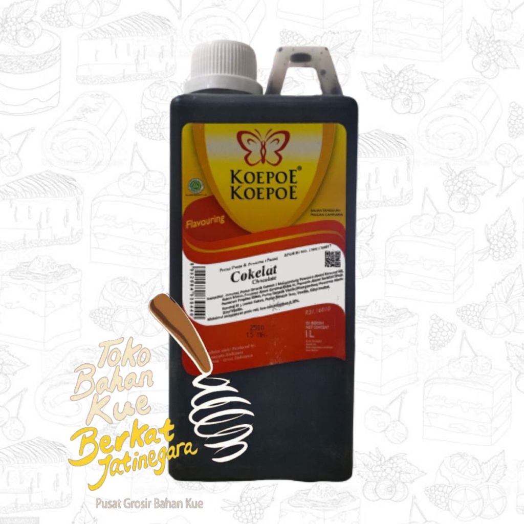 PERISA PASTA DAN PEWARNA FLAVOURING KOEPOE 1 LITER