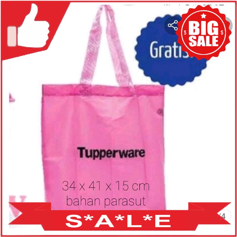 Tupperware Tas Lipat Tas shopping Tupperware Original