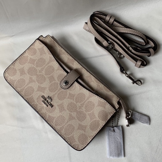 Noa Pop-Up Messenger In Colorblock Signature Canvas(Coach 37458)