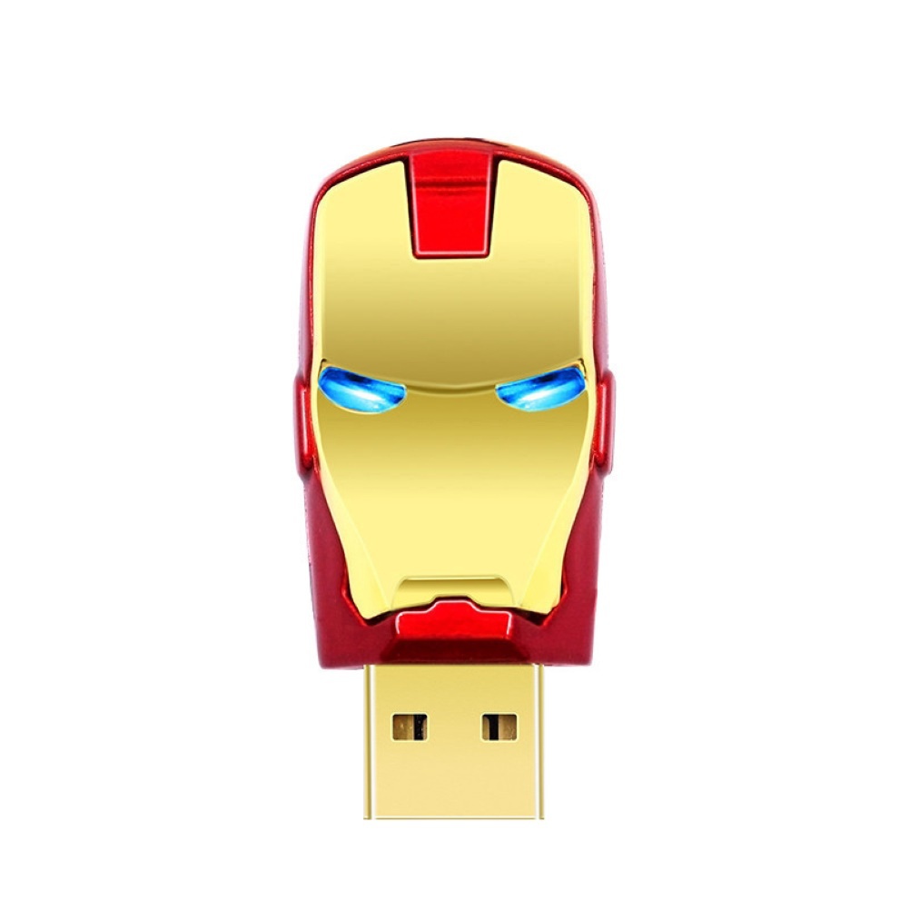 Huluboy Flashdisk USB 2.0 512GB 1TB 2TB Bentuk Iron Man