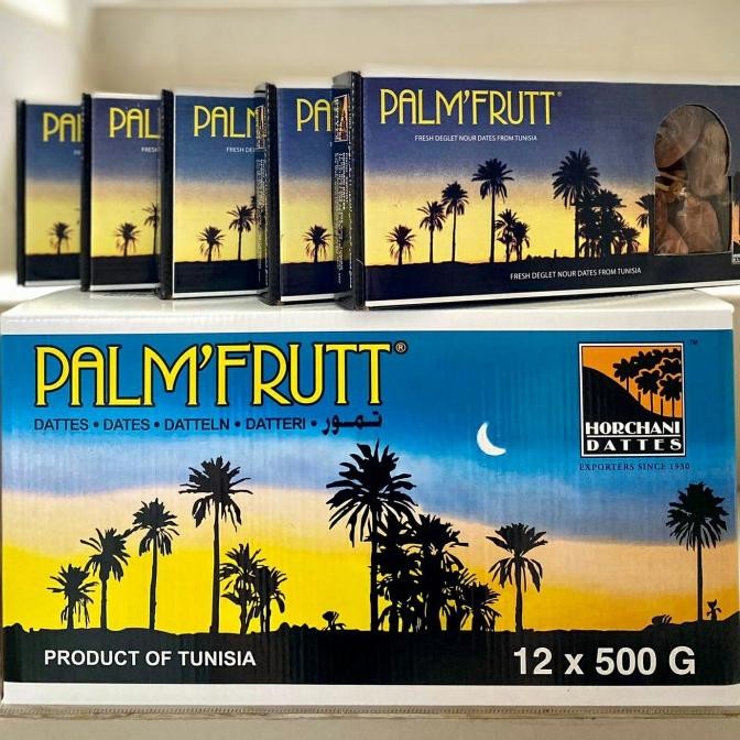 Kurma Palm Fruit Tangkai Dus - 12 pcs Premium Quality