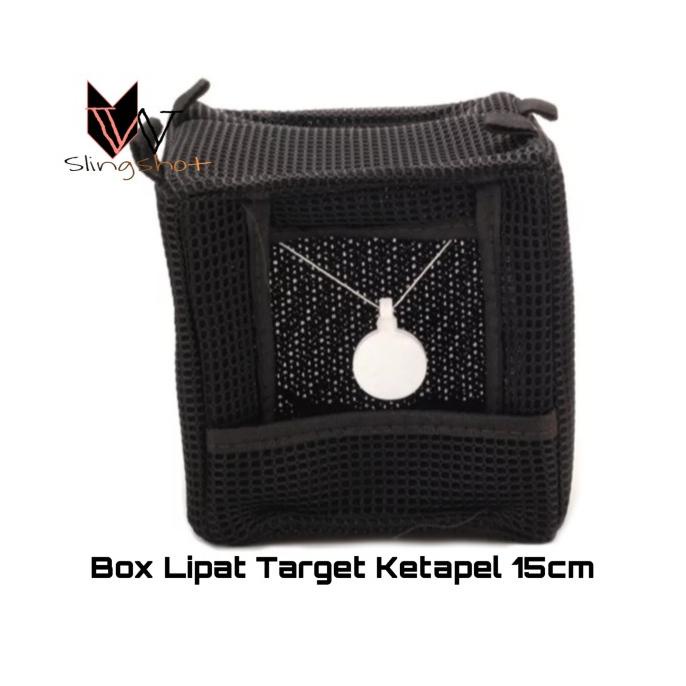 Box Target Ketapel Warna Hitam Target Mnembak Bullseye Target Mini15Cm Terlaris