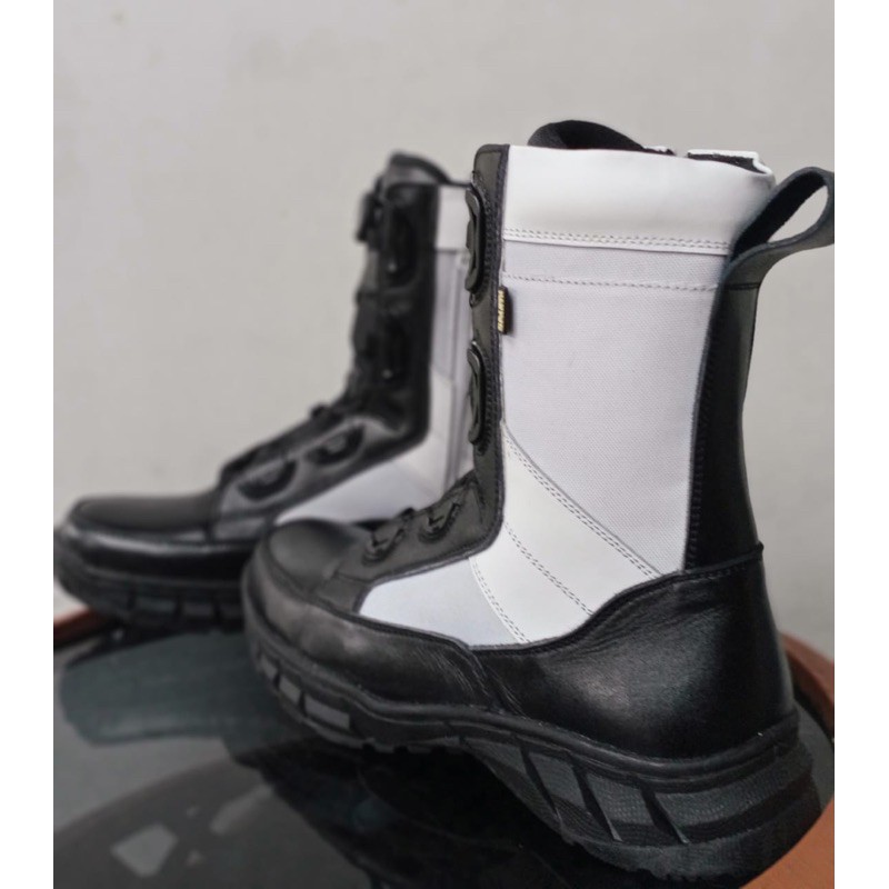 SEPATU PDL TALI PUTAR PROVOST TNi TRAV BOA (REFLIKA) KULIT ASLI MERK SPARTA
