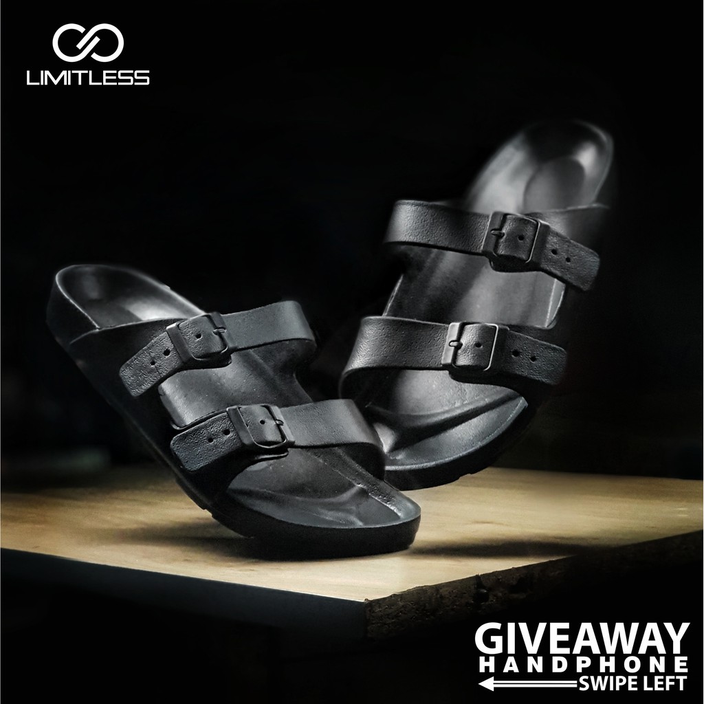 Sandal Selop Couple Sendal Pria Slip On Limitless Sandal Laki Laki Limitless Keren Kekinian