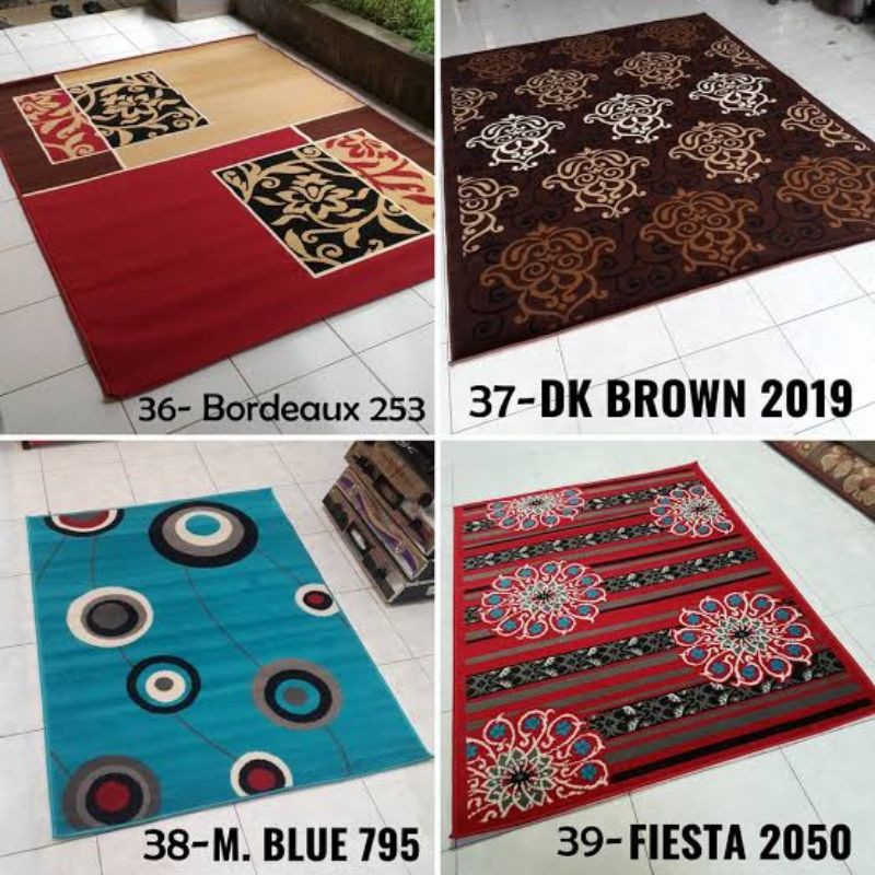 Karpet Permadani Ukuran 115x155 cm Kualitas Premium -Moderno by Universal Carpets