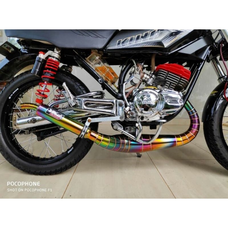 Knalpot Kolong Cobra Rainbow YKJ Racing