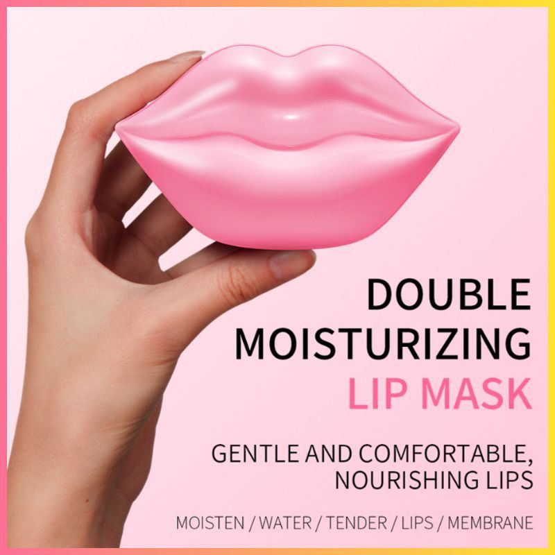 Medan Termurah (satu kotak 20pcs) Lip masj anti aging collagen lip mask Masker bibir