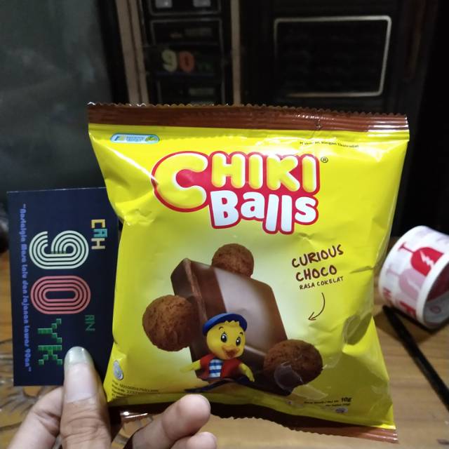 Jual Chiki Balls Cokelat Snack Ciki Coklat Curious Choco Jadul Legend