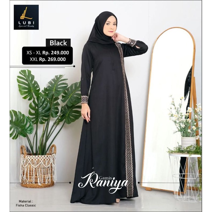 TERBARU BUSANA MUSLIM GAMIS LUBI RANIYA ORIGINAL