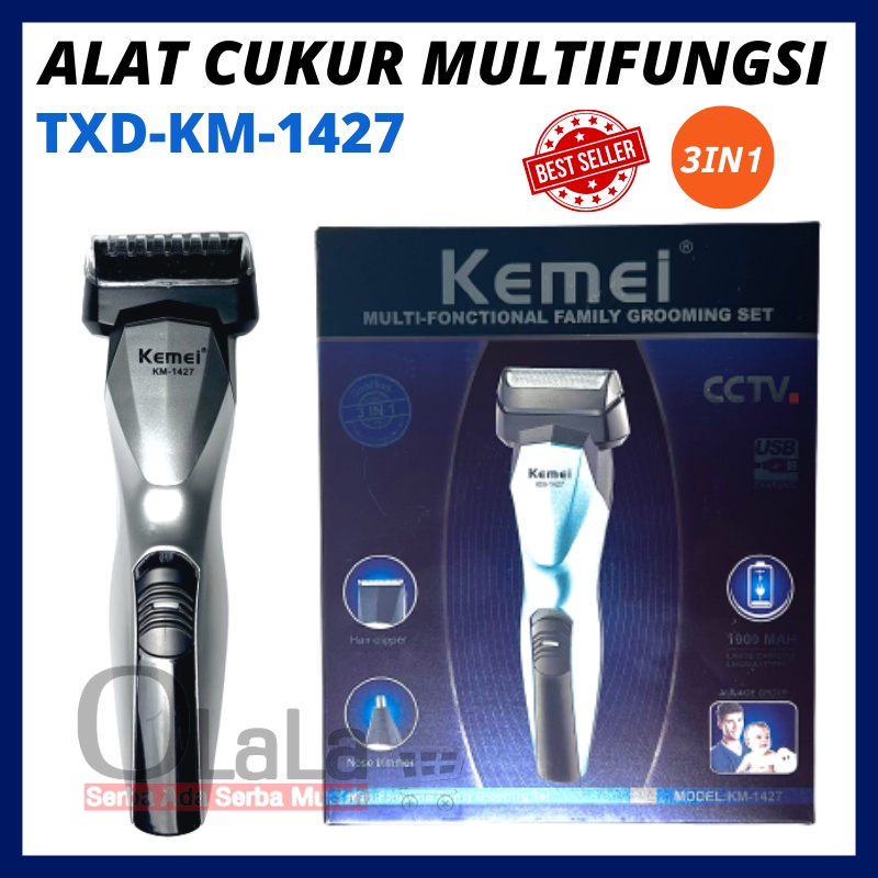 MESIN ALAT CUKUR RAMBUT PRIA KEMEI KM-1427