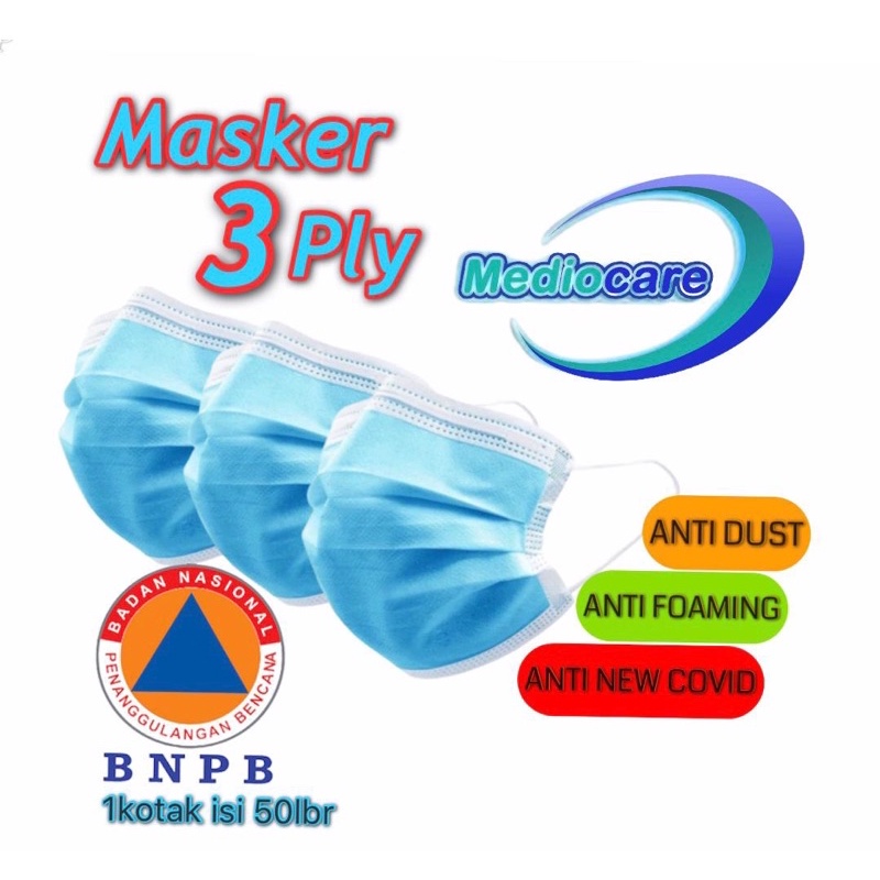 Masker Dewasa 3ply