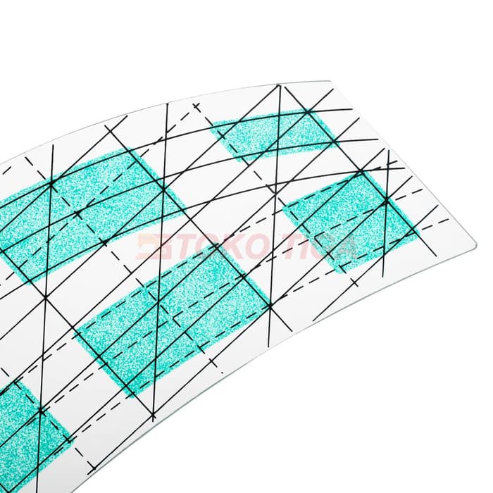 Freemo Arc Ruler Template / Penggaris Quilting Multifungsi (KG-4700)