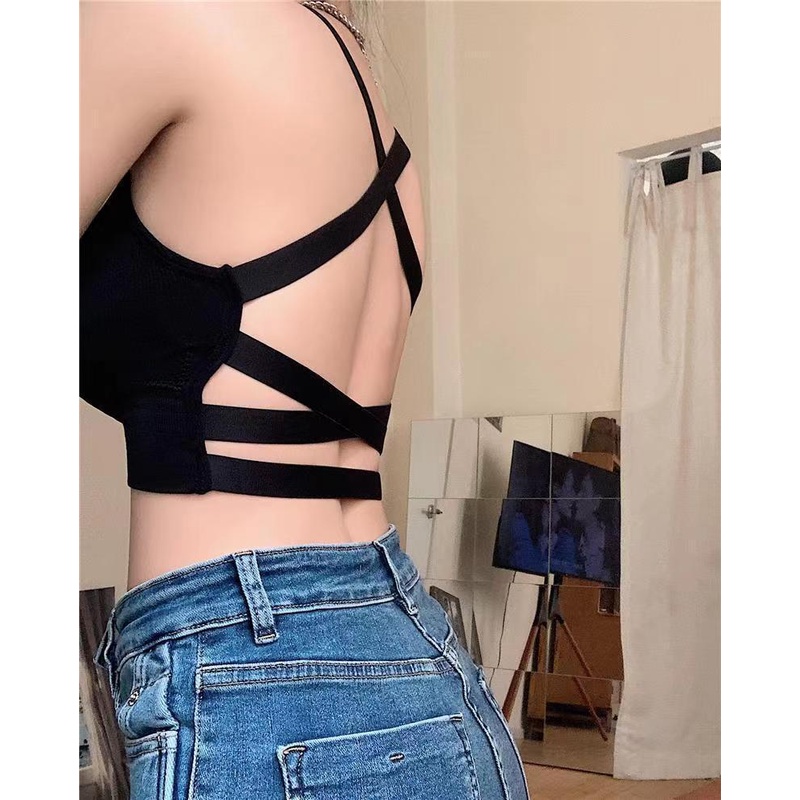 Tanktop bra good quality Tank top tali silang belakang, kamisol