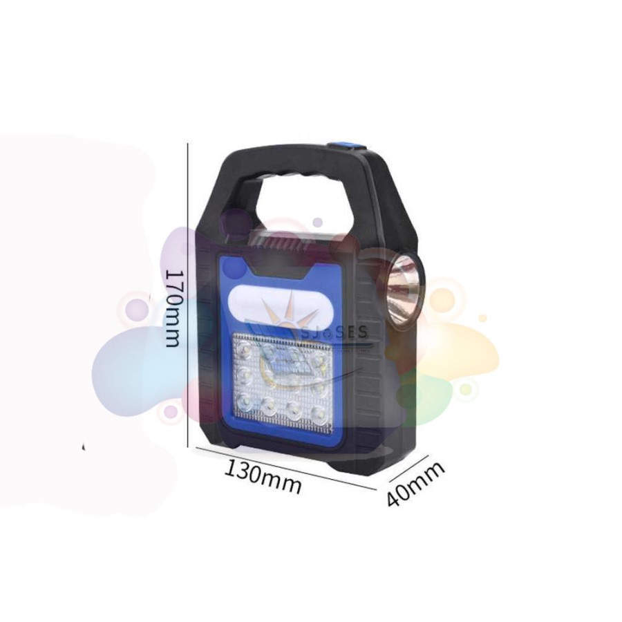 Lampu Tenaga Surya Lampu Sorot Camping Emergency Senter Solar Light