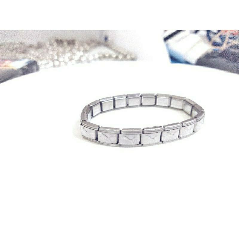 Gelang pria Stenlies stell Anti karat model per keren Fashion,aksesoris PREMIUM QUALITY IMPORT KOREA-7