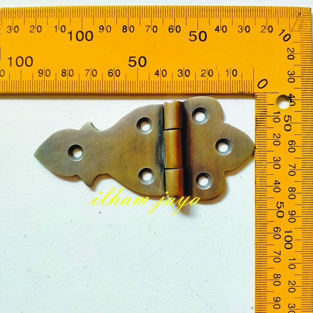 engsel antik vintage kuno pintu lemari peti