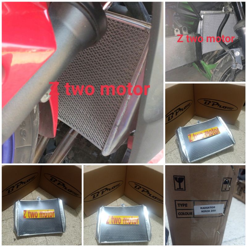 Radiator bpro ninja 250fi old Radiator ninja 250 fi bpro lengkung ninja 250 fi old