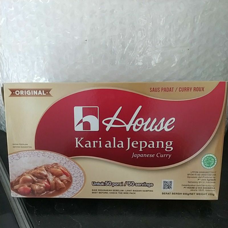

House Kari ala Jepang 935 gr
