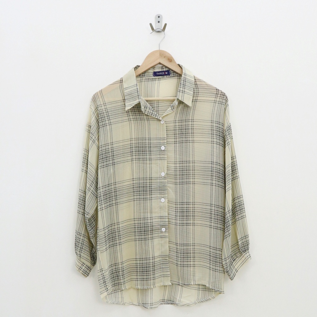 Donei flanel hem top - Thejanclothes