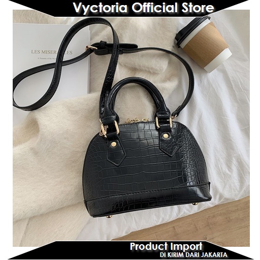 (COD) Vyctoria VOS5537 Tas Selempang Wanita Fashion Import Handbag Grosir Promo JT8699 BQ2829 LT1214 CR7742 EL5537 8699 2829 1214 7742 5537