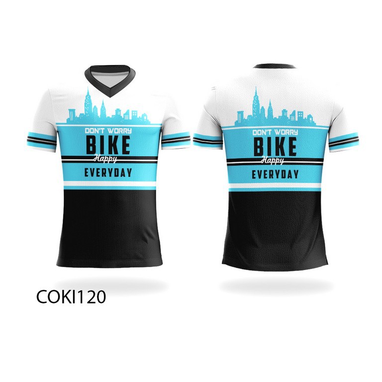 Kaos Jersey Gowes Sepeda Lipat MTB Custom COKI120