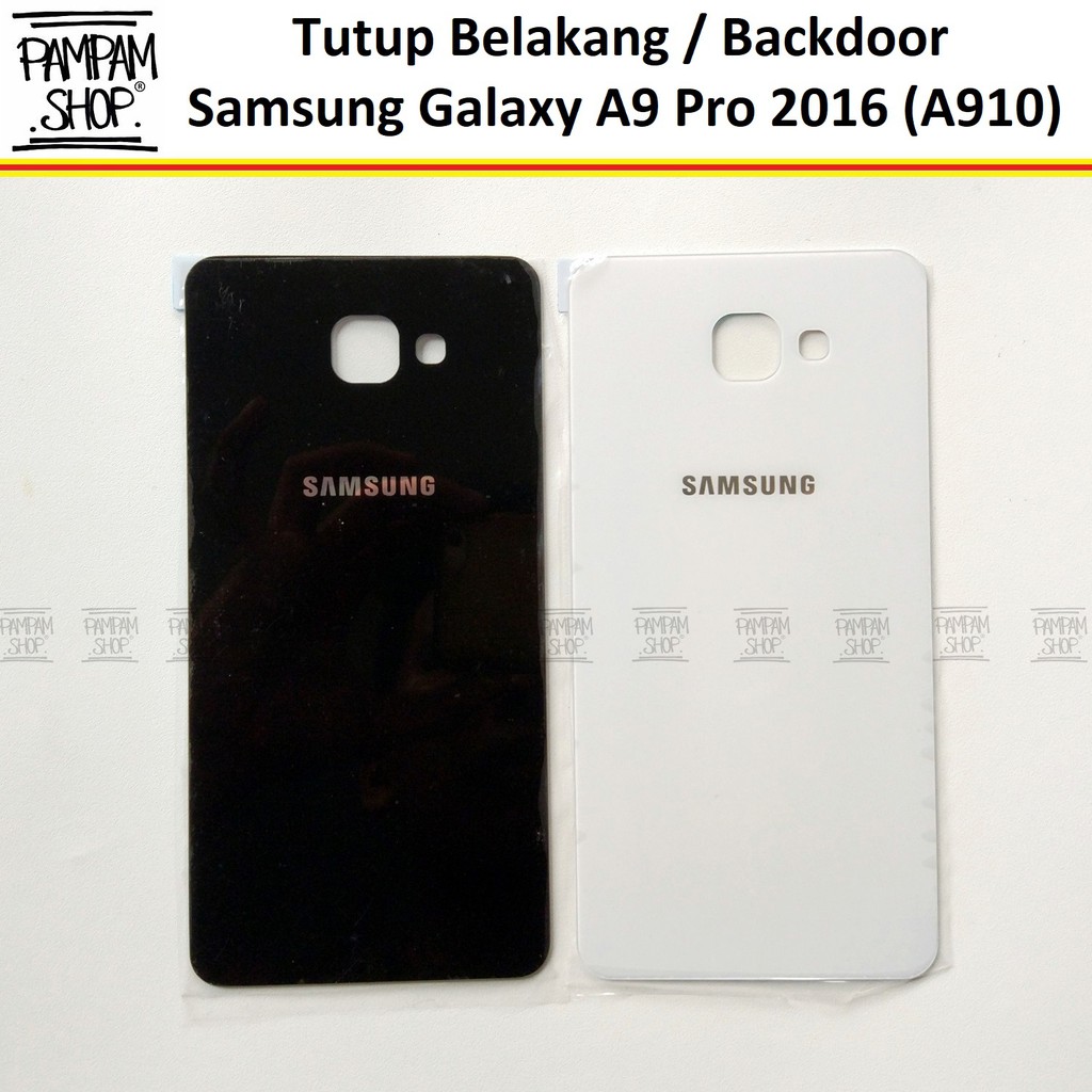 Tutup Belakang Baterai Casing Backdoor Back Door Cover Samsung Galaxy A9 Pro 2016 A910 Original OEM