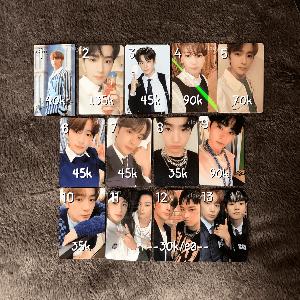 THE BOYZ HYUNJAE PC PHOTOCARD TC THE CASTLE BLOOM RTK TINCASE WD CHASE HOLO THE FESTIVAL FANCON SG21