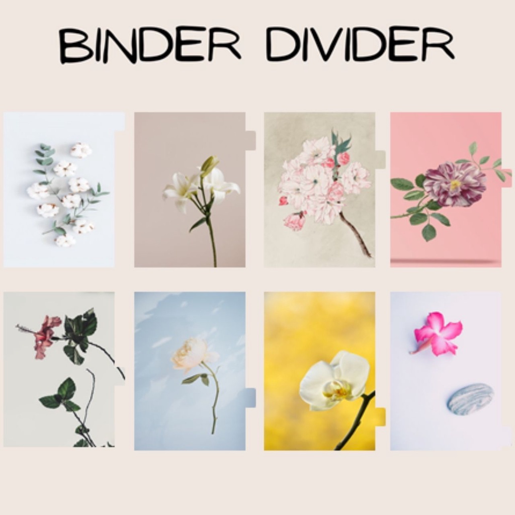 

PEMBATAS BUKU (BINDER DIVIDER) AESTHETIC KEKINIAN DAN MURAH UNTUK A5 DAN B5