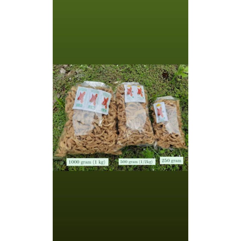 

keripik usus ayam homemade