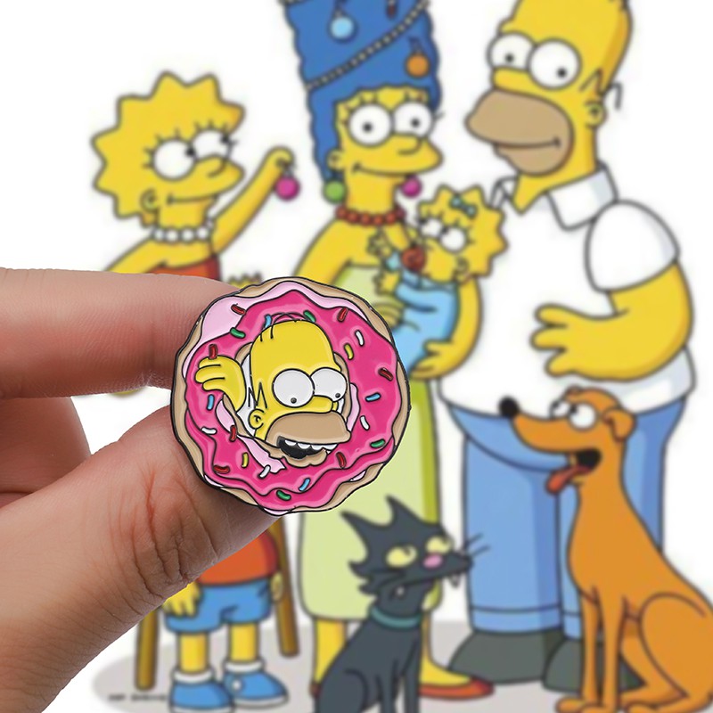 Bros Desain Kartun The Simpsons Bahan Alloy Untuk Aksesoris