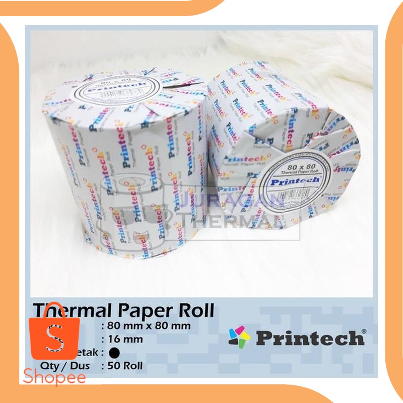 

Dijual last stok KHUSUS INSTANT Kertas Struk Thermal 80 x 80 PRINTECH PER D Diskon