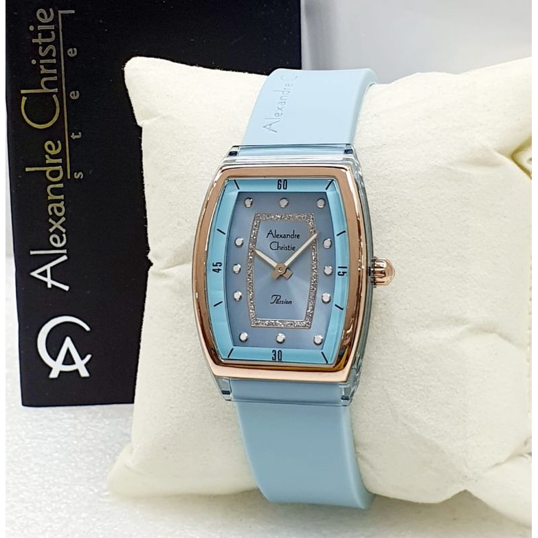 JAM TANGAN ALEXANDRE CHRISTIE 2847 RUBBER ORIGINAL