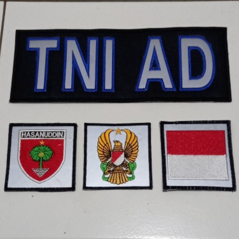 Bordir atribut TNI AD Komputer