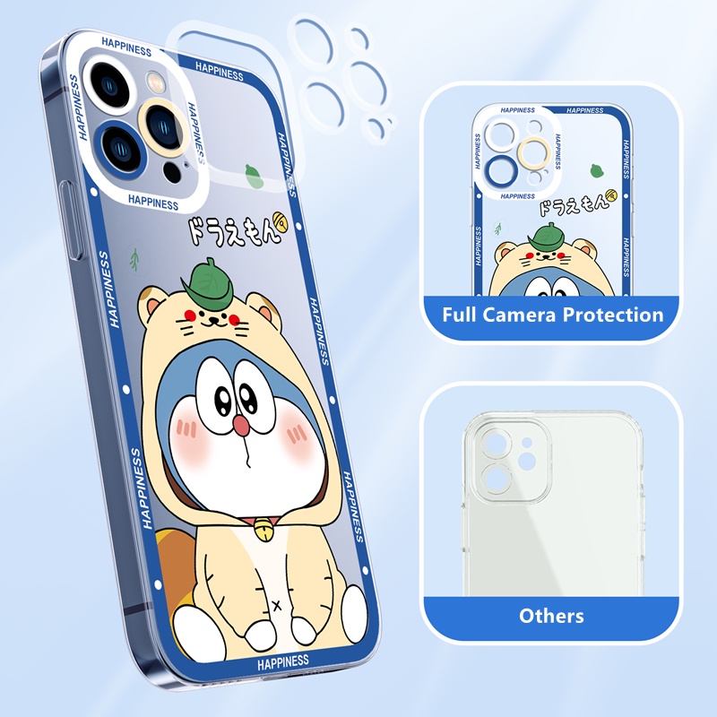 Dllencase Casing Soft Case TPU Motif Kartun Untuk iPhone 14 13 Pro Max 6 + / 6s + / 7 / 7 + / 8 / 8 + / X / XS / XR / XS Max / 11 / 12 / 13 / A2 Pro 37 Pro Max