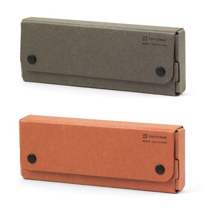 

Midori Pulp Storage Pen Case Pasco Kotak Pensil Eco Friendly